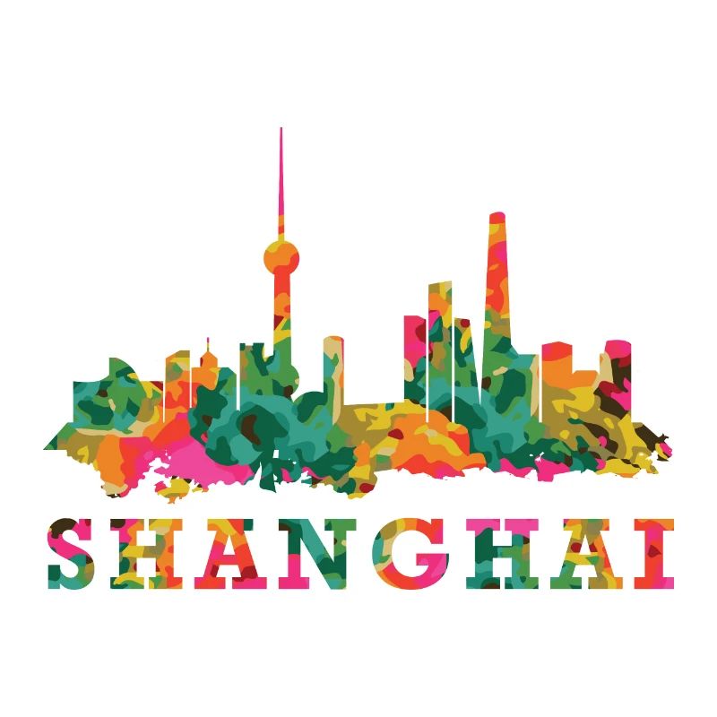 Skyline Shanghai Impression Chine Souvenir Gift