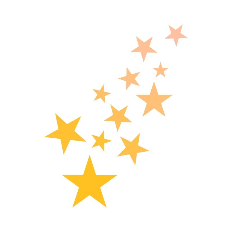 Star asterisk pattern starry sky