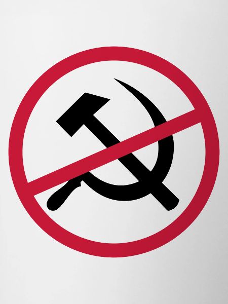 Forbidden communism sign