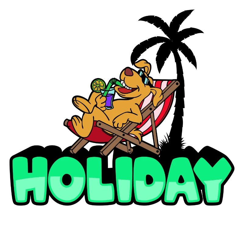 Vacances Cool Chillen Relax Palmes Vacances Plage