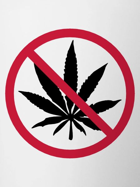 Weed Prohibited Sign