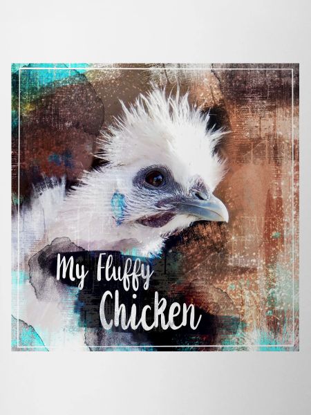 fluffy chicken poster