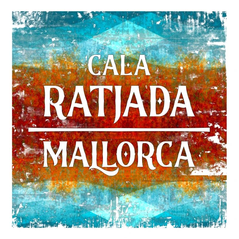 Festive Mallorca fan design