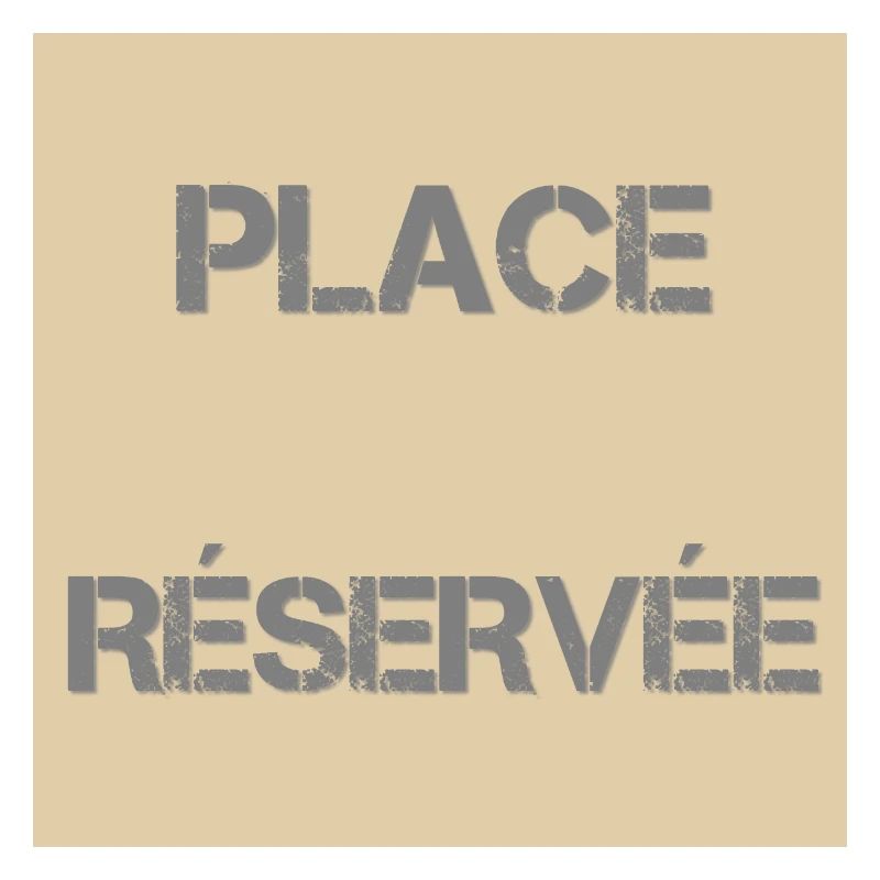 Place Réservée Distress Beige