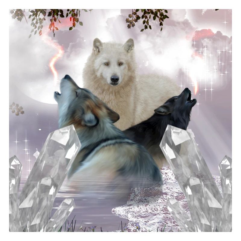 Loups impressionnants