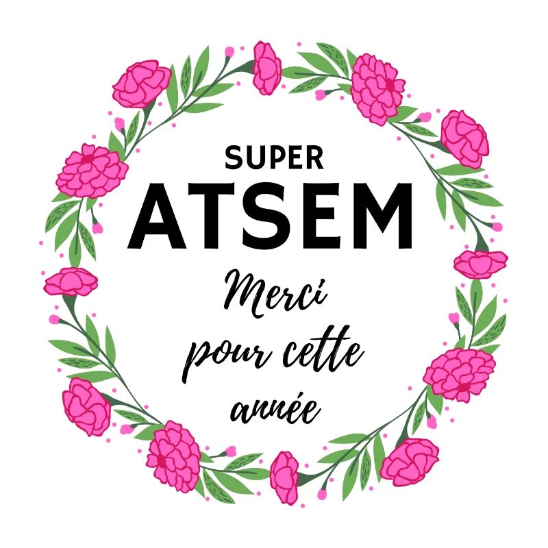 Super Atsem Merci pour cette année fleurs rose