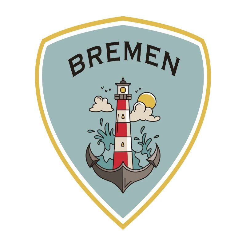Crête du phare de Brême