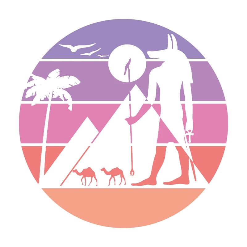 Mythische Silhouette - Anubis