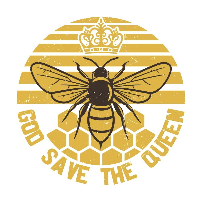 God Save The Queen Beekeeper Honey Bee