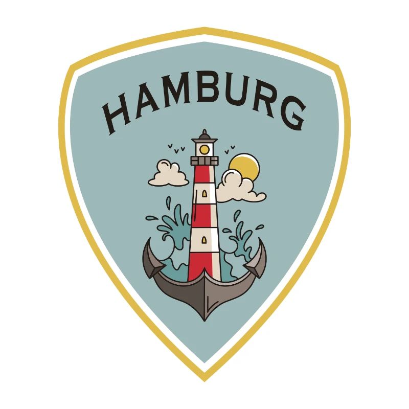 Design de l'écusson Hambourg