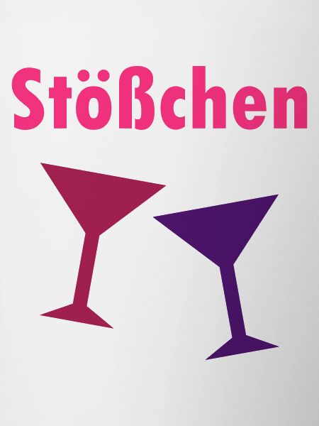 Stößchen (zwei Cocktailgläser)