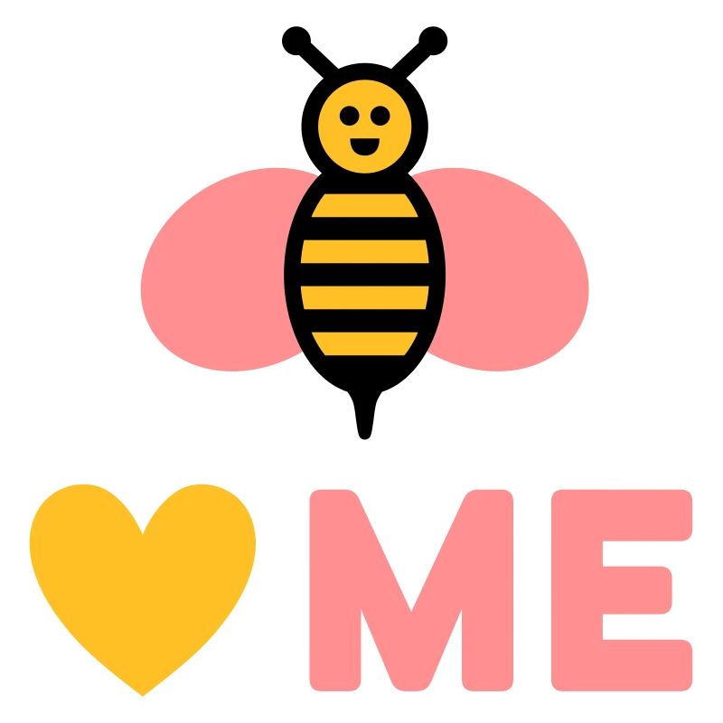 Bees love me (Bee, Heart)