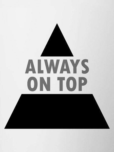 Always on top (split triangle)