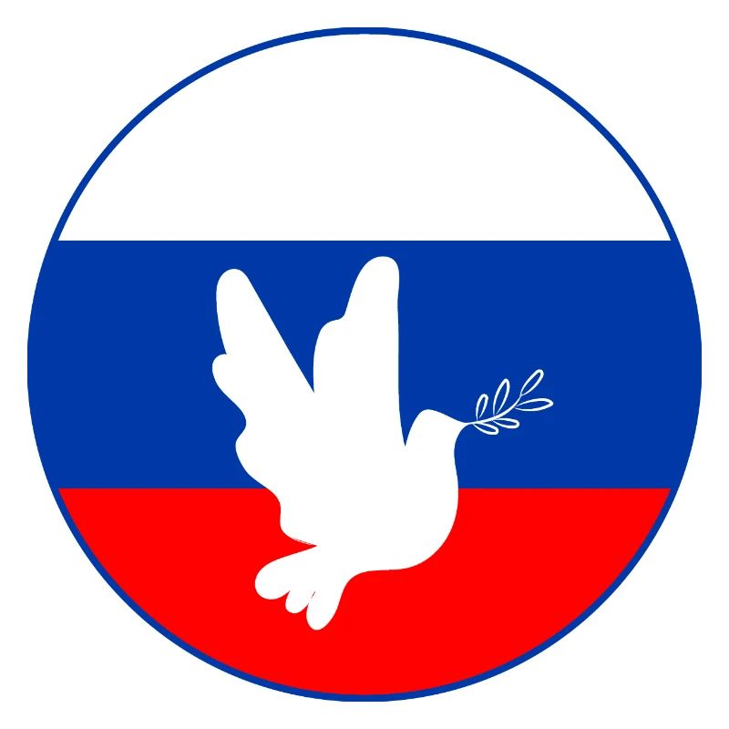 Colombe du drapeau russe