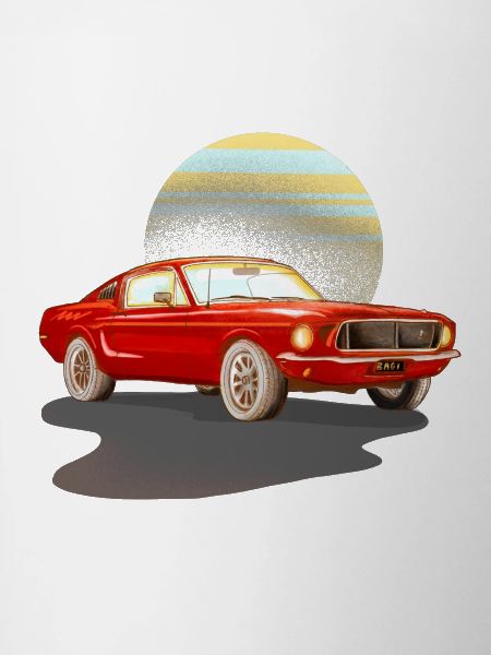 Auto rotes Auto