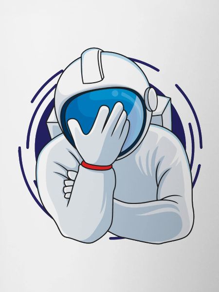 Facepalm Astronaut