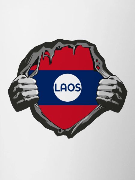 Laos flag design