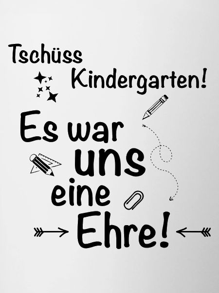 Tschüss Kindergarten...