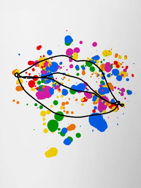 Queer Kissing Lips Design