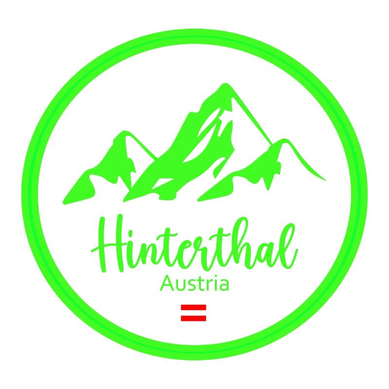 Hinterthal Alpen Neon Logo