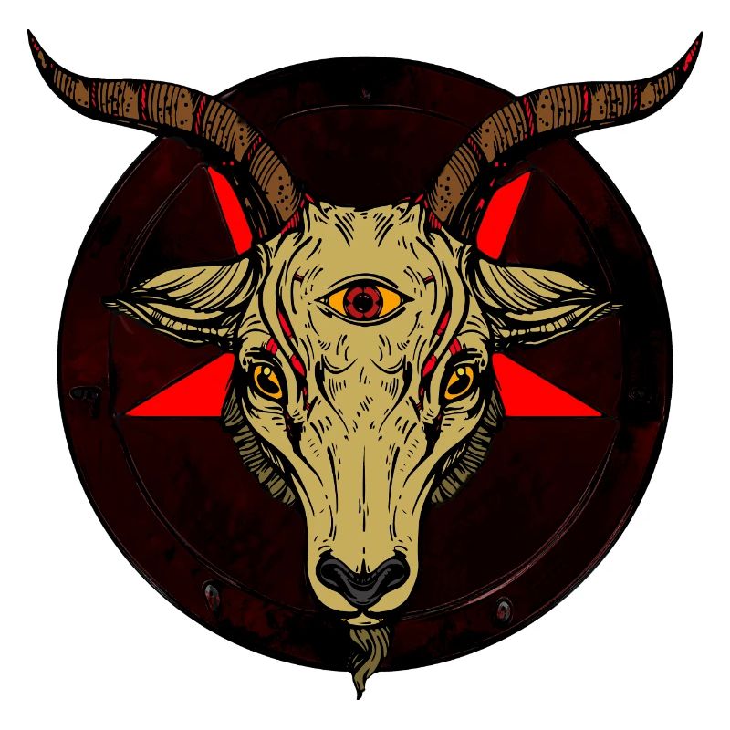 Chèvre à Troisième Œil et Pentacle