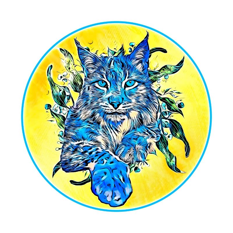 Luchs Katze in Freiheit eine Wild Katze