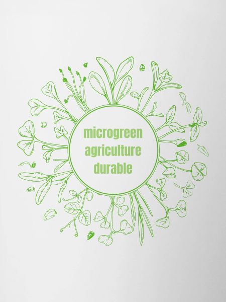 Microgreen agriculture durable