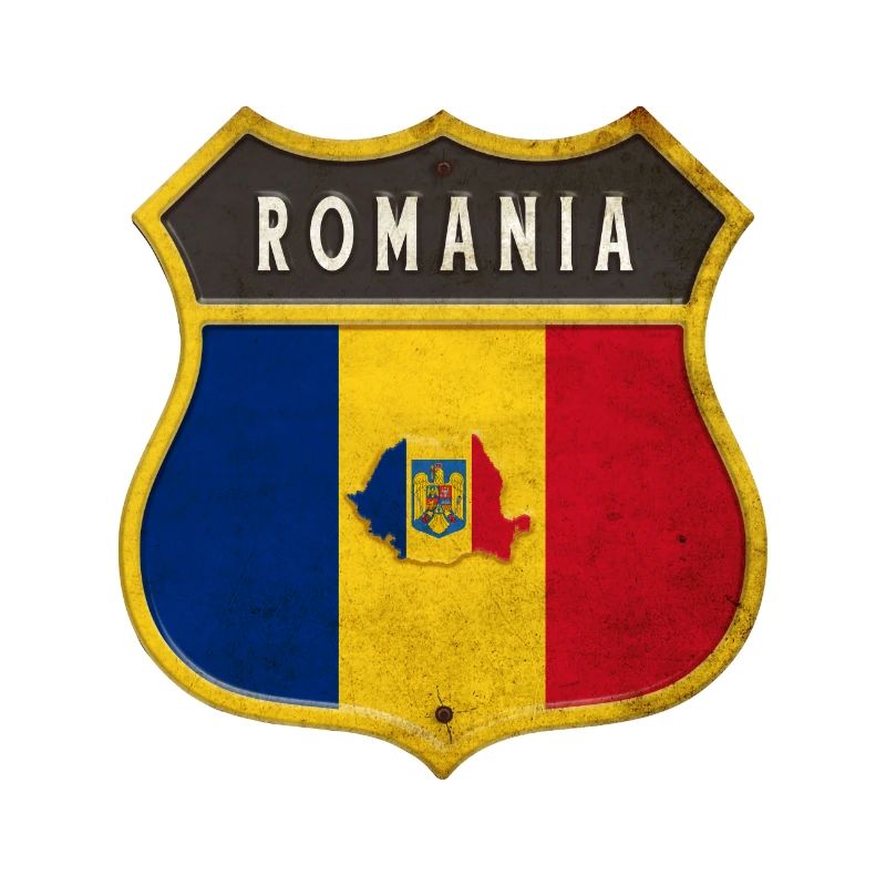 Rumänien Wappen Design