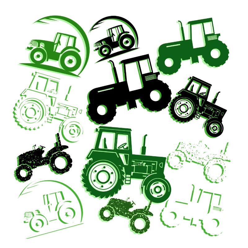 tas de tracteurs