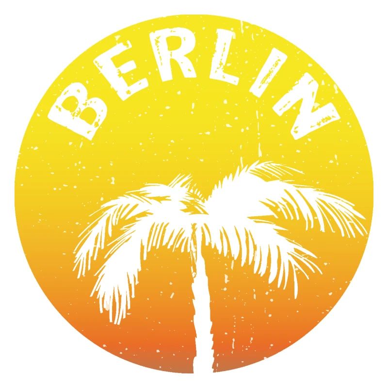 Berlin claim round with palm tree