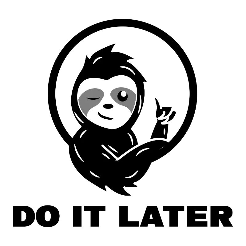 chilling sloth lazy statement jungle mammal