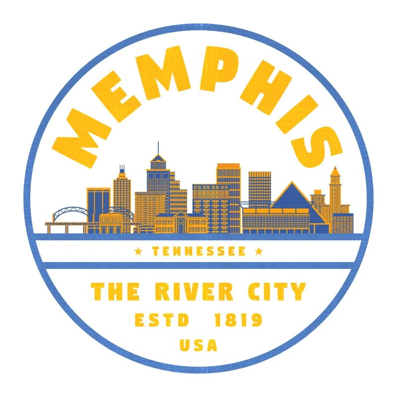 Memphis RiverCity Skyline Tee