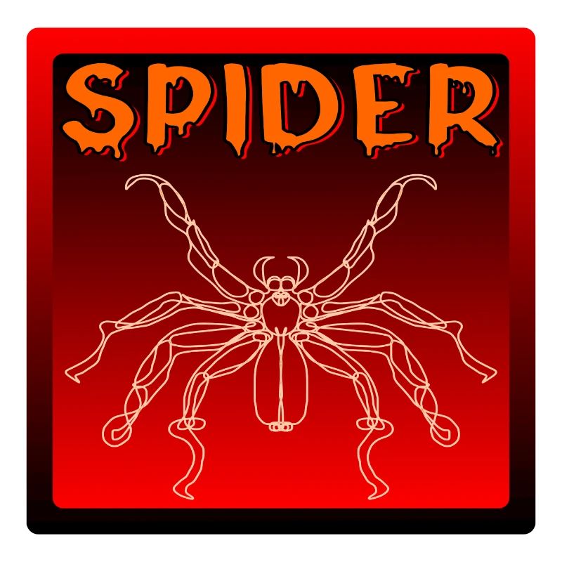 LINE ART SPIDER - HALLOWEEN COSTUME