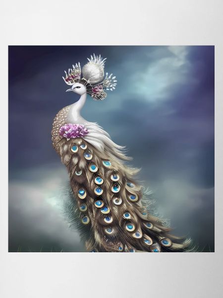 Wonderful elegant peacock