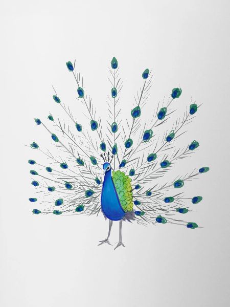 Peacock Feather Art