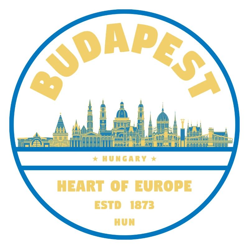 Emblème de la Skyline de Budapest Cœur de l’Europe