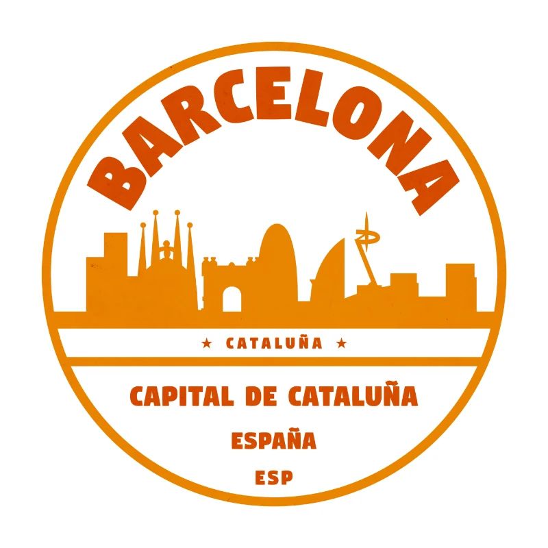 Emblème de la Skyline de Barcelone