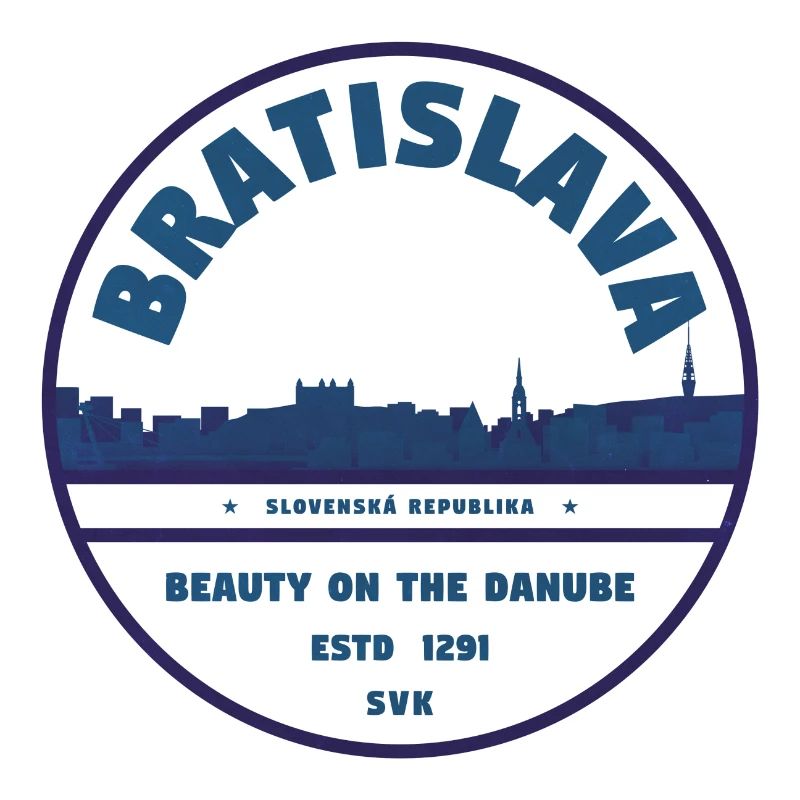 Emblème de la ligne d’horizon du Danube de Bratislava