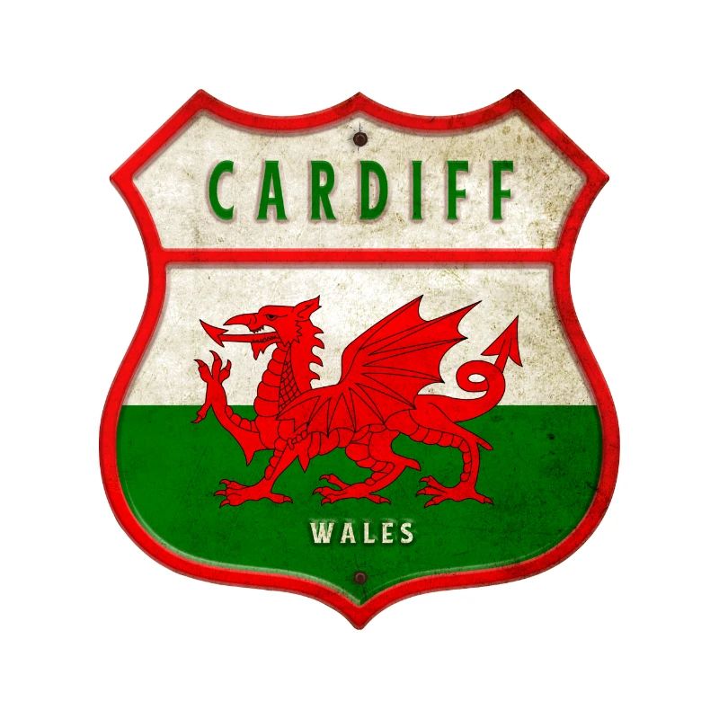 Design du drapeau de Cardiff Pays de Galles