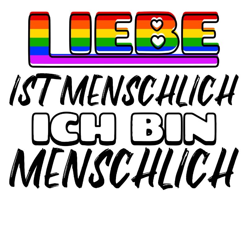 Lgbt Liebe Statement Menschenrechte Regenbogen