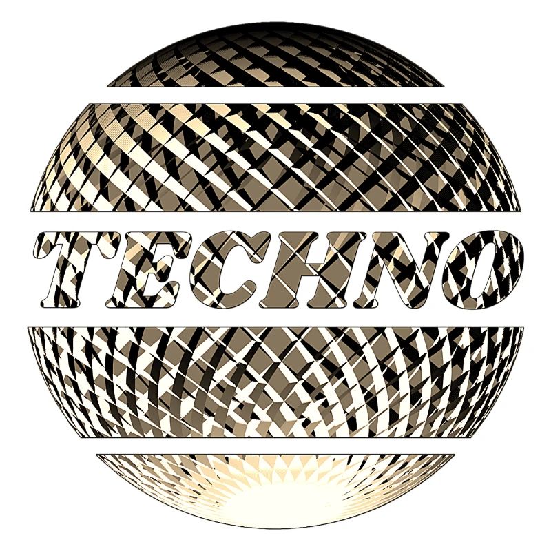 Boule techno disco or