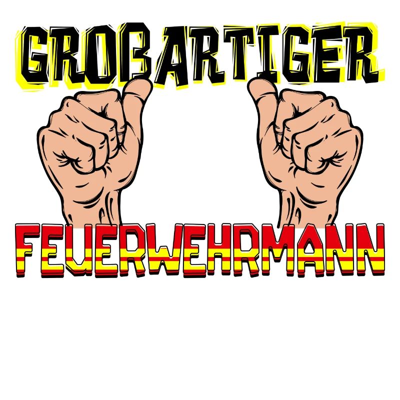 Lebensretter Feuerwehr Statement Feuerwehrmann