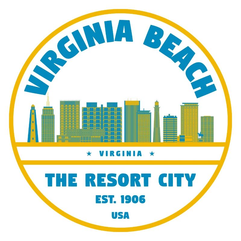 Virginia Beach Skyline Logo