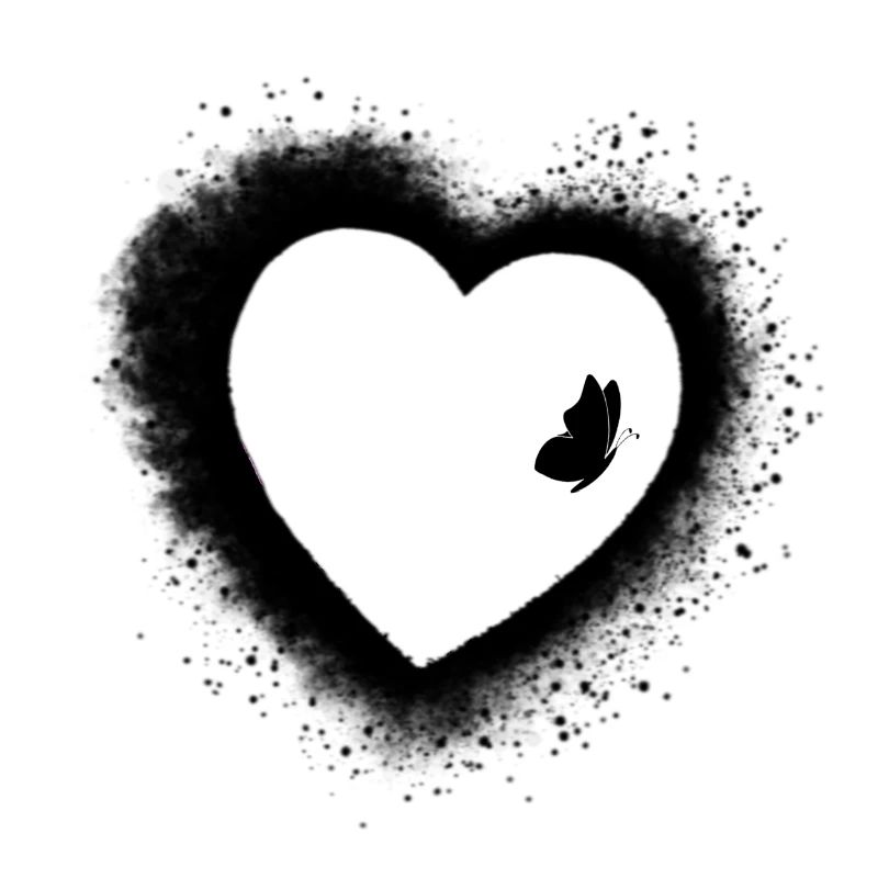 Butterfly heart