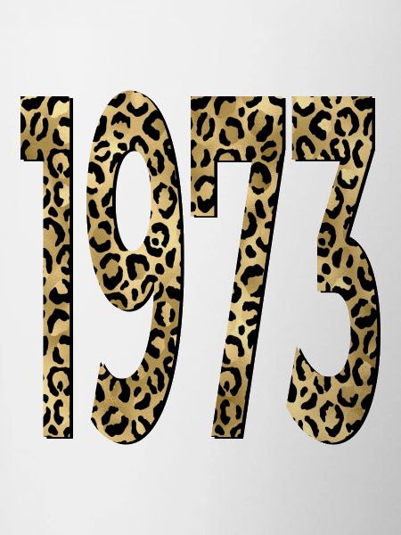 Birthday 1973 Leopard Print