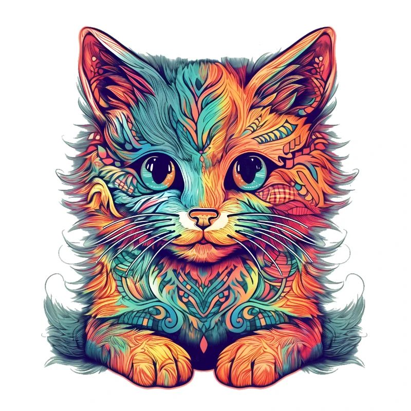 Chat abstrait