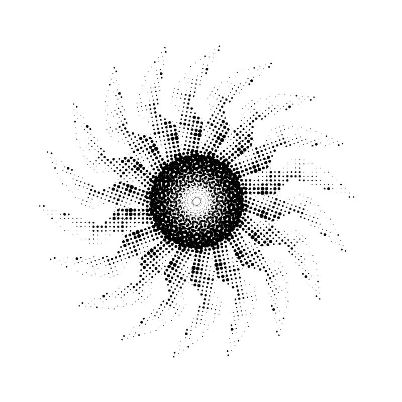 dotted shape gyroscopic pinwheel 4