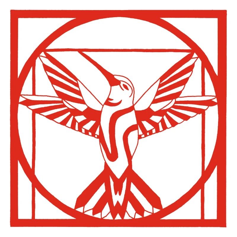 Vitruvius red bird