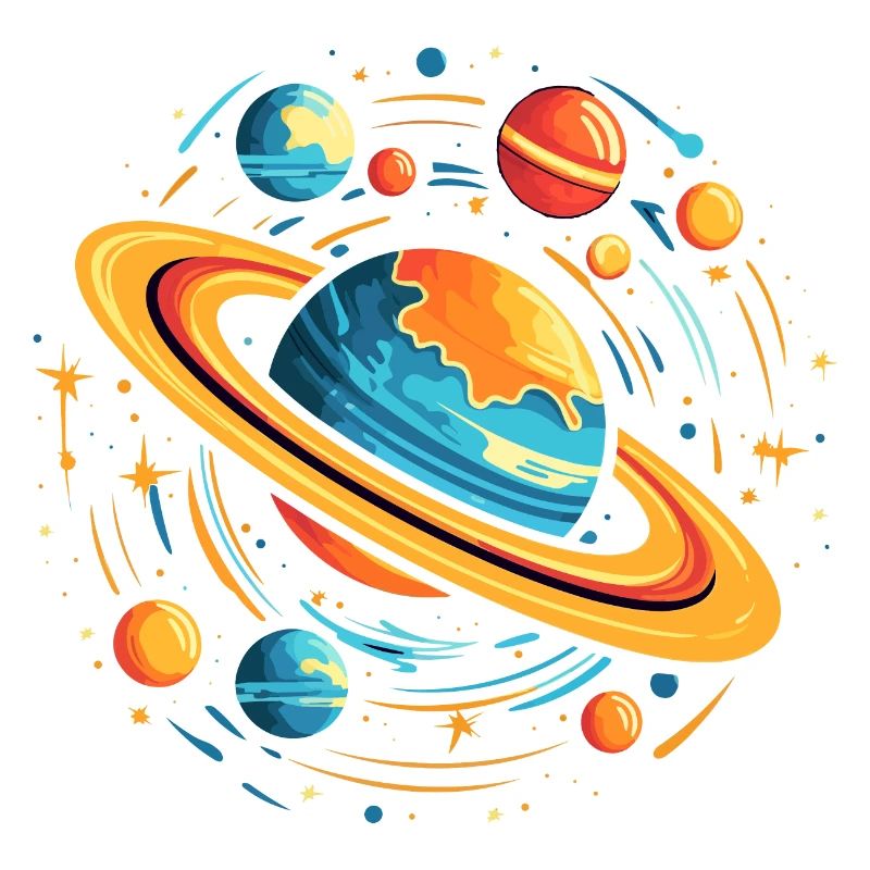Space Galaxy Planets