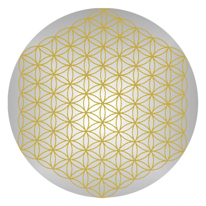 Blume des Lebens Gold - 5. Dimension - Mandala